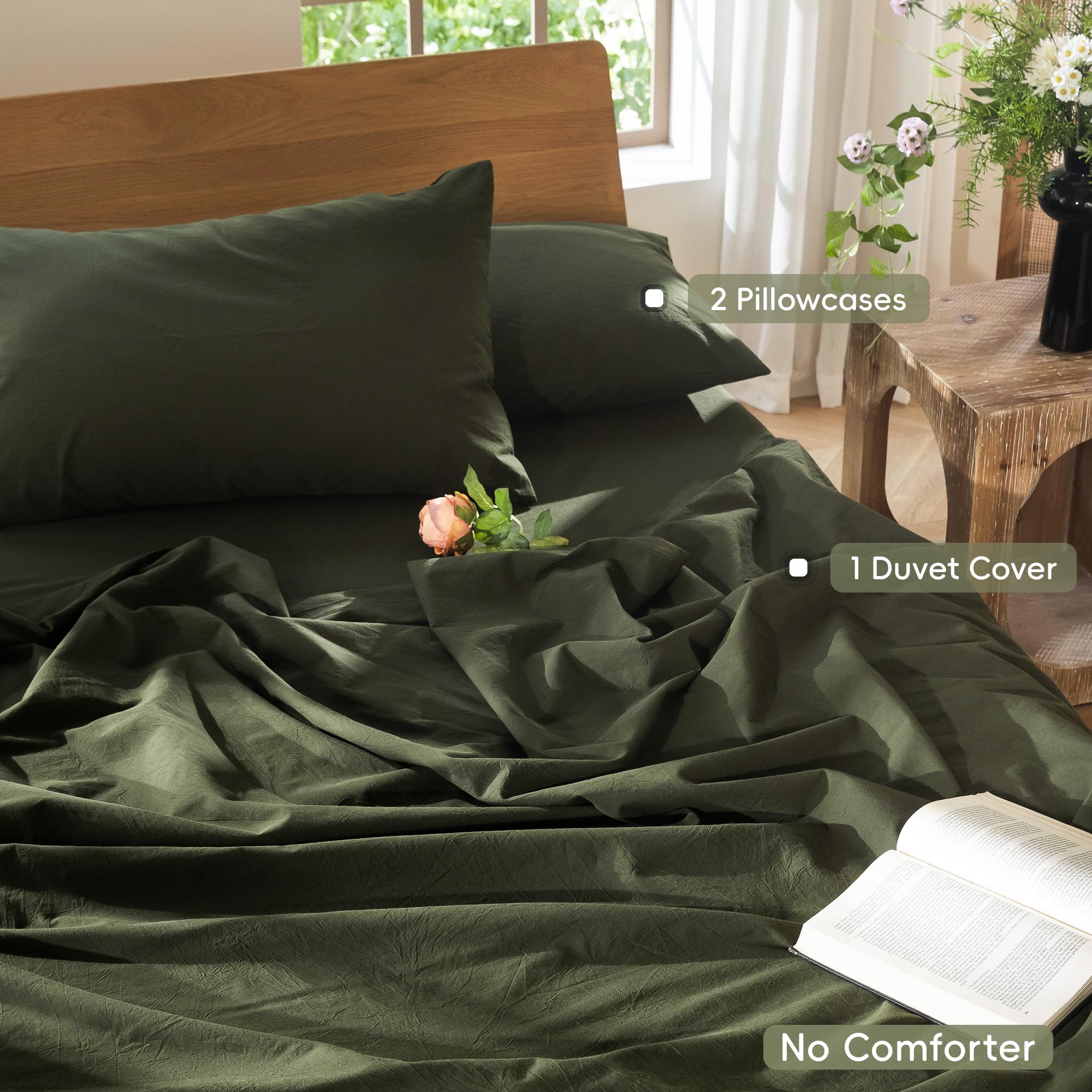MooMee hidden zip closure detail offering neat secure duvet access