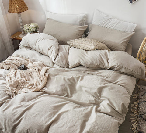 MooMee hidden zip detail image shows smooth closure for neat, secure bedding