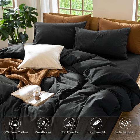 MooMee interior corner ties close-up securing duvet insert and preventing shifting