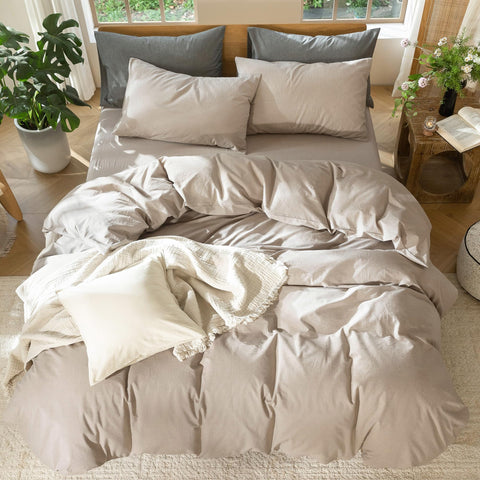 MooMee pillowcase envelope closure keeping pillow secure and tidy