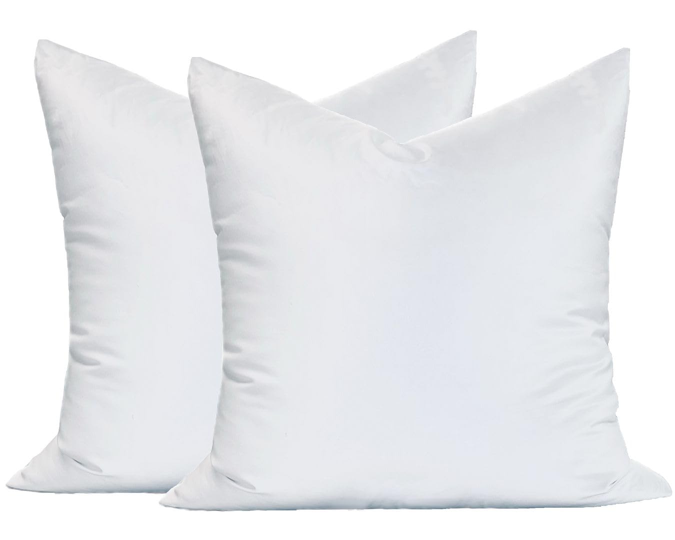 MoonRest front view of pillow insert shows clean square shape and styling benefit