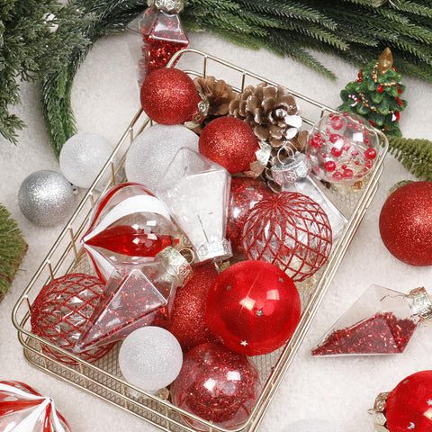 MoonXmas matte red ball detail highlighting soft finish and fingerprint-resistant texture