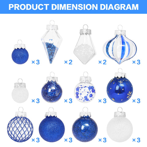 MoonXmas ornaments reflecting tree lights showing sparkle without glass breakage