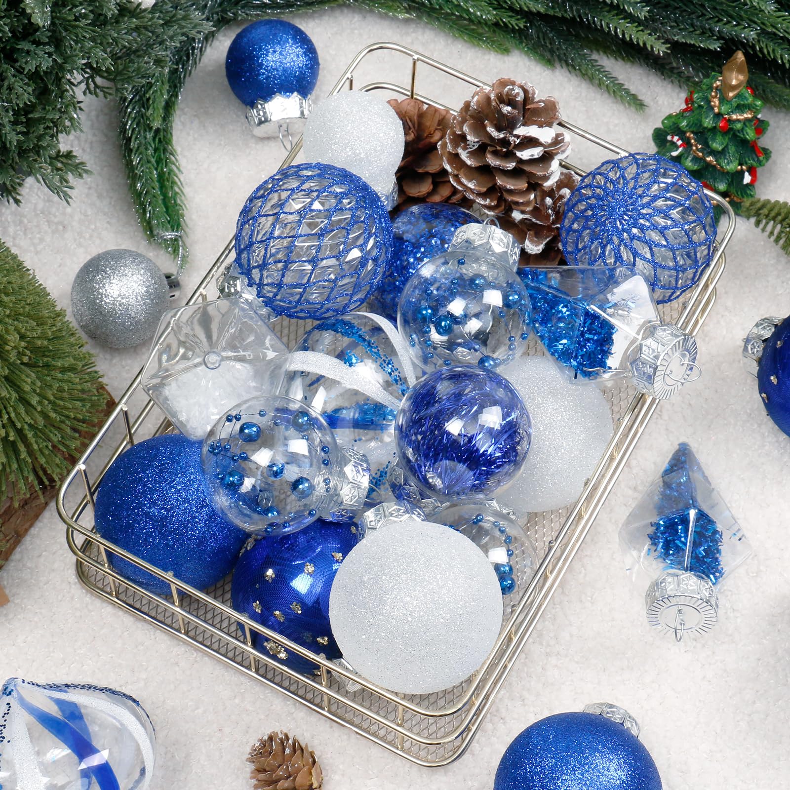 MoonXmas full 34-piece spread showing color balance and variety for easy planning