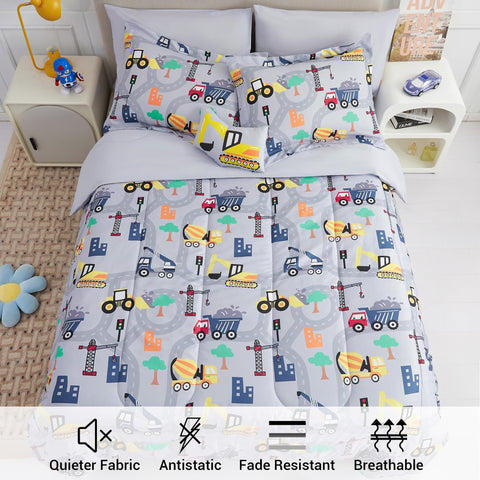 Mooreeke folded fitted and flat sheets highlighting soft microfiber comfort