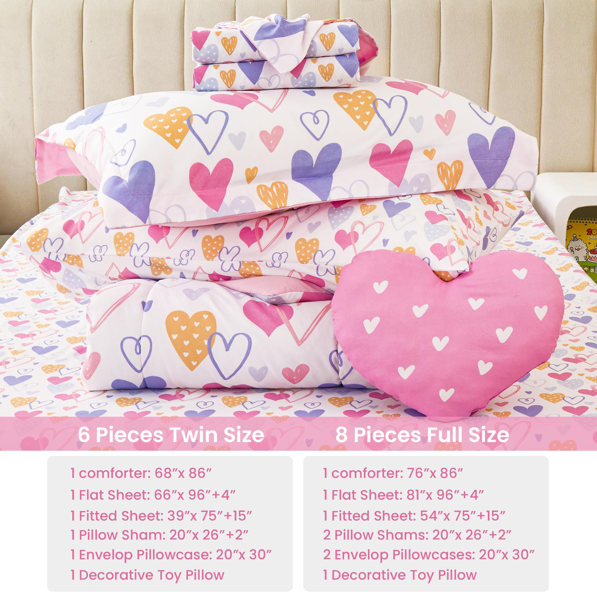 Mooreeke comforter on twin bed to show accurate size and coverage