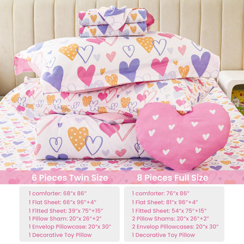 Mooreeke comforter on twin bed to show accurate size and coverage