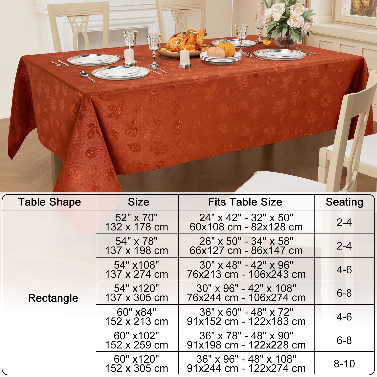 Moosfor tablecloth in cozy dining lifestyle scene, elevates autumn entertaining
