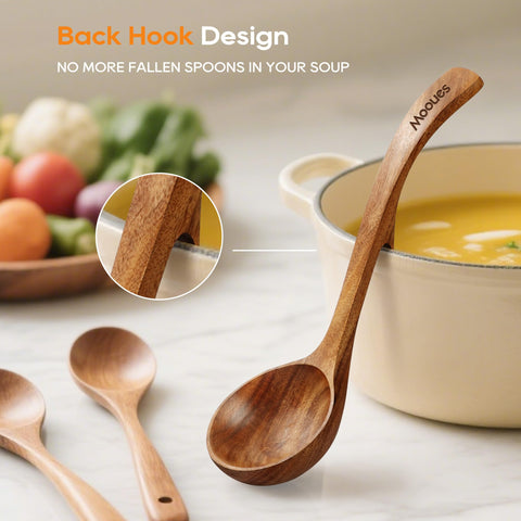 Mooues handle hook detail showing secure rest on pot edge benefit