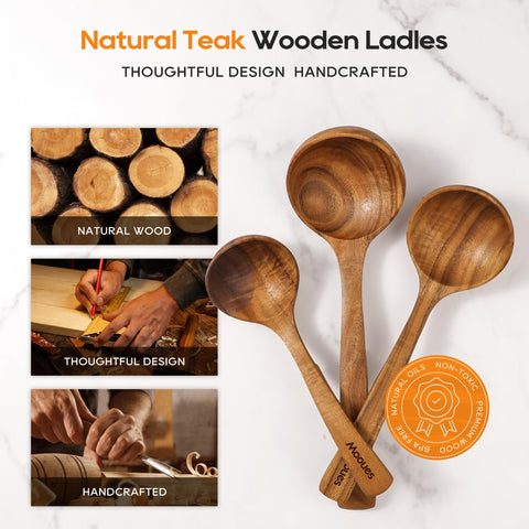 Mooues medium spoon stirring non-stick pan without scratching benefit