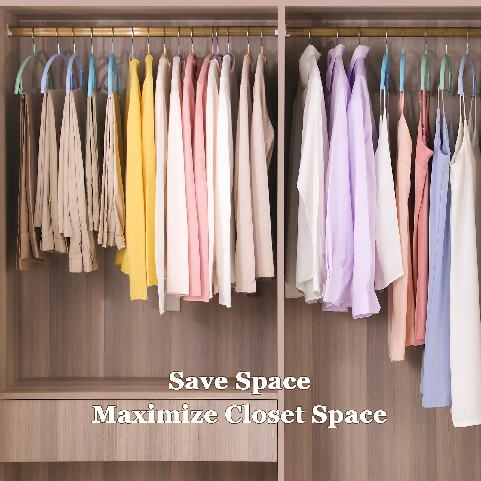 MOPALL hanger beside ruler showing full adult size for proper fit