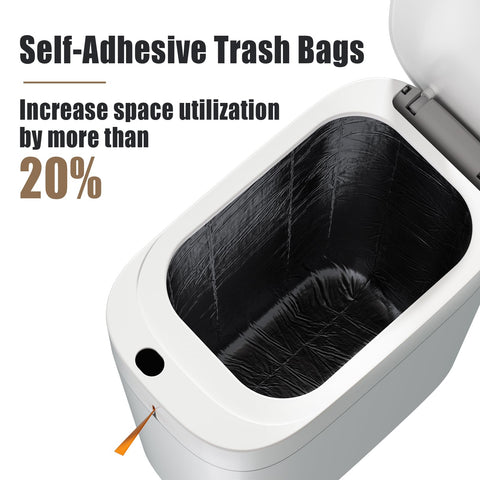 MOPUP automatic seal action illustrating touchless bag packing