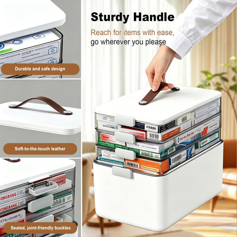 MOPUP bottom tier with tall items illustrating large capacity up to 6.3 inches