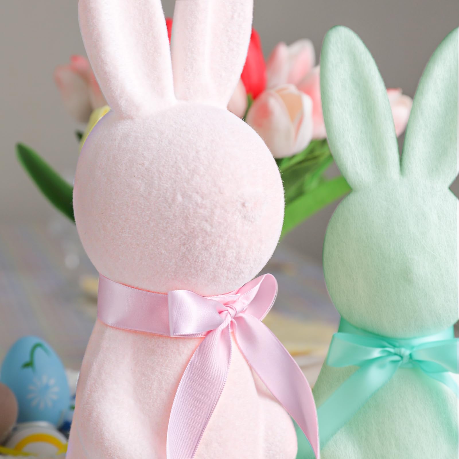 MOREDOTS ribbon bow and button nose detail adding whimsical charm
