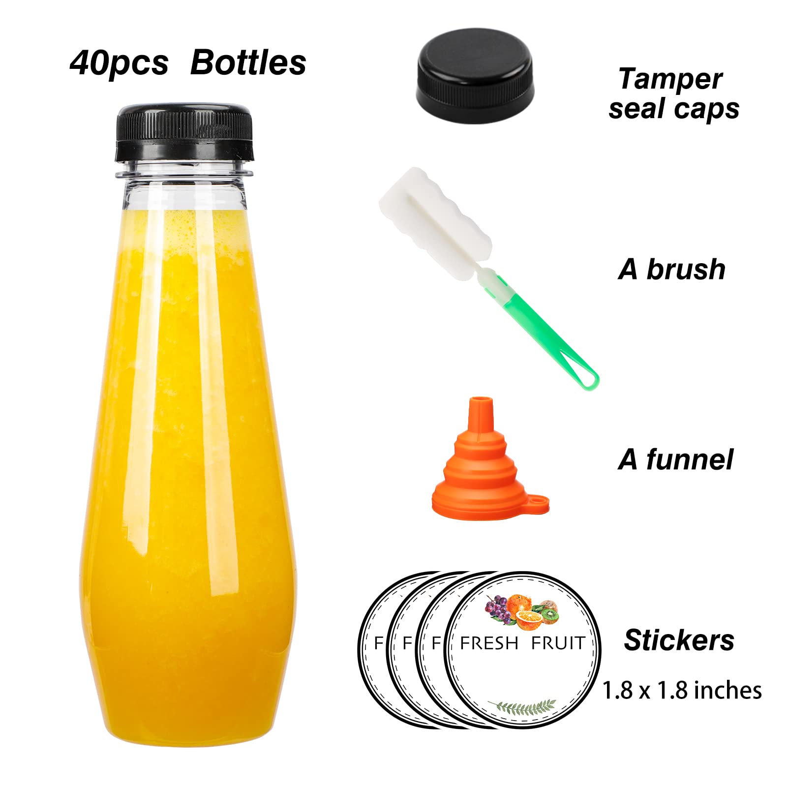 Moretoes bottle being filled with funnel showing spill-free filling benefit
