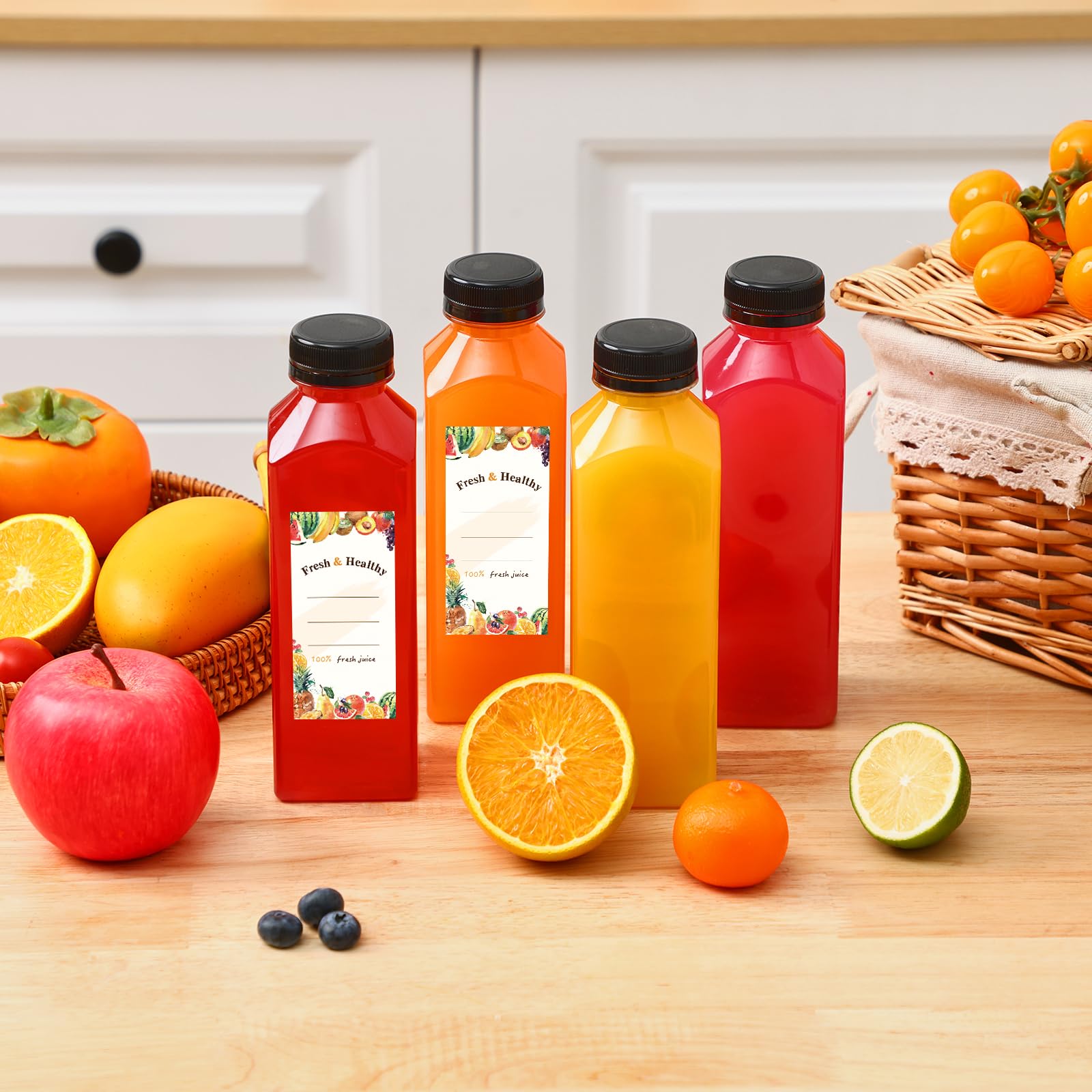 Moretoes filled with smoothie in kitchen setting for grab-and-go convenience