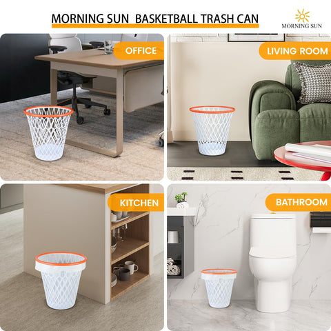 MORNING SUN in an office beside a desk adding sporty style and functional trash collection
