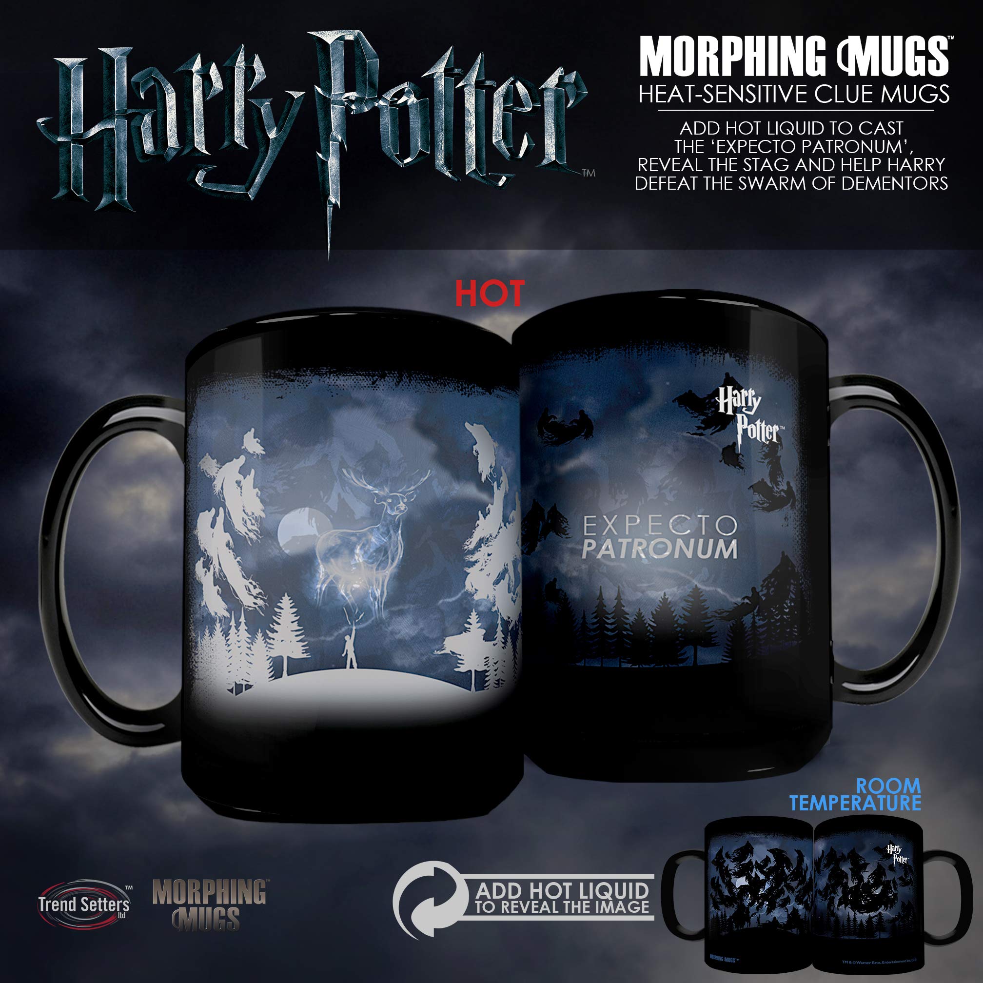 Morphing Mugs close-up of heat-sensitive ink and texture, shows reveal clarity
