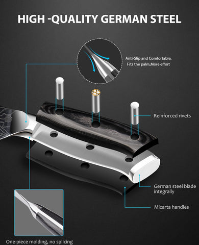 MOSFiATA accessories laid out with finger guard and sharpener for safer use
