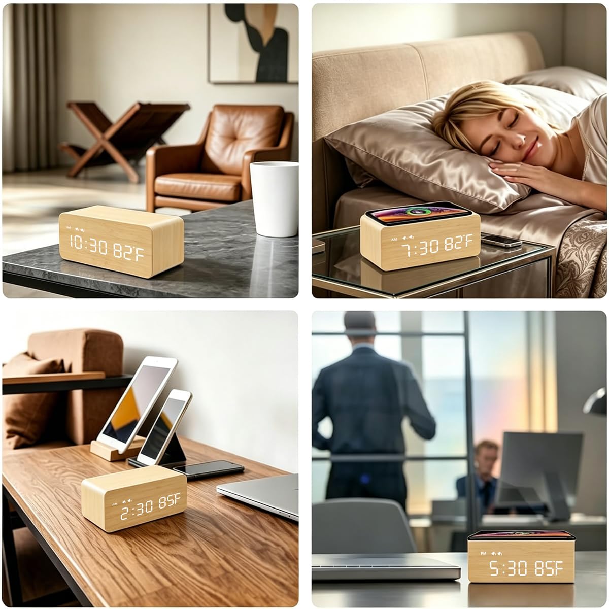 MOSITO packaging and presentation for gift-ready premium wooden alarm clock