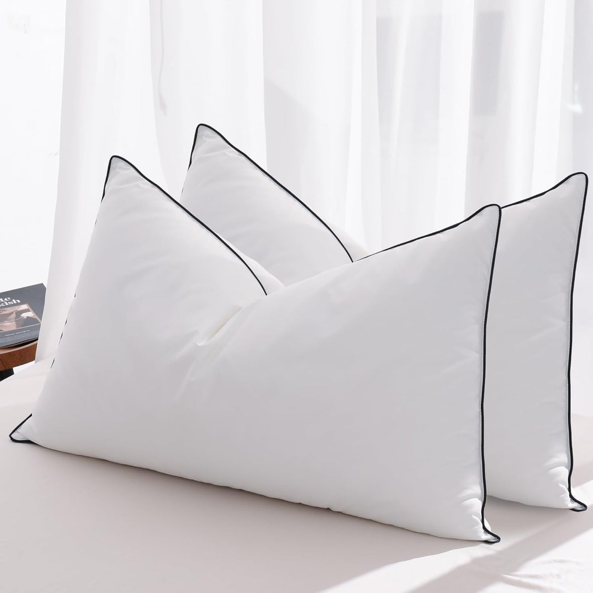 Mosluna king pillows front packaging showing premium two-pack and gift-ready box