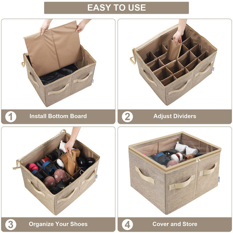 Moteph clear cover visibility reveals shoes at a glance and dust protection
