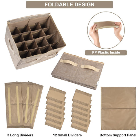 Moteph in closet lifestyle displays tidy shelving to speed daily routines