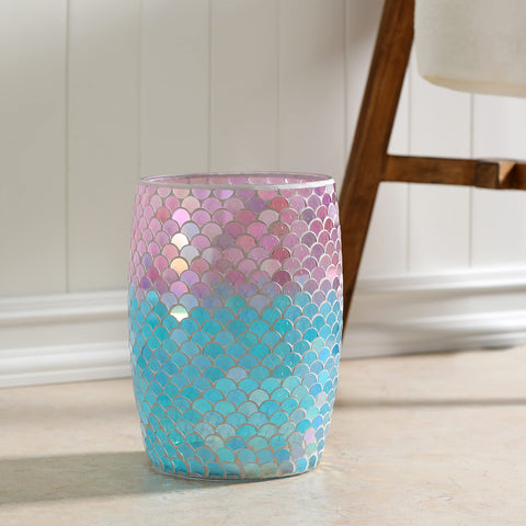 Motifeur placed in bathroom setting adding mermaid charm and decor benefit