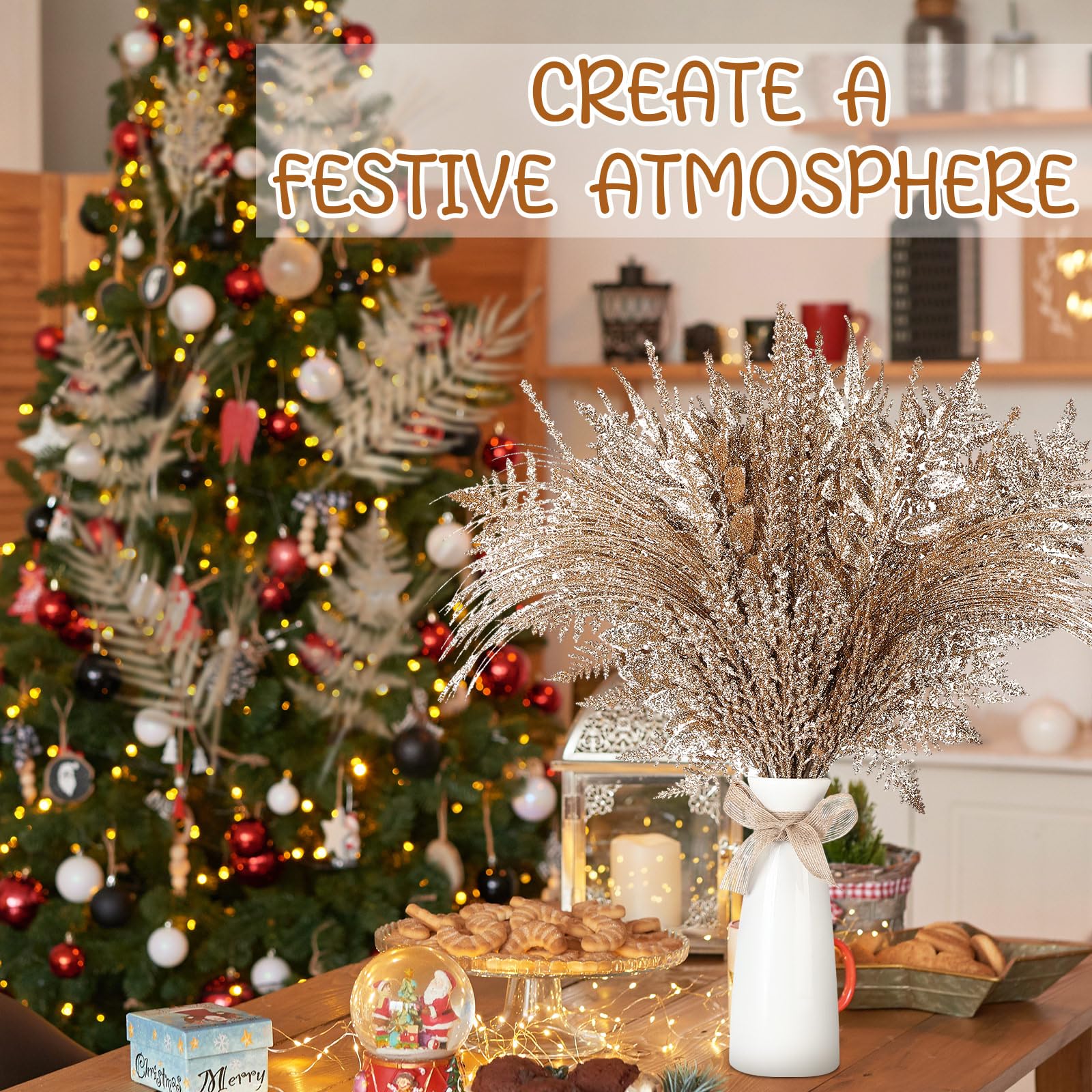 Motionchic branches used in table centerpiece adding glamour and low-maintenance decor