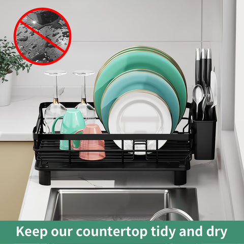 MOUKABAL scale comparison with hand demonstrating compact countertop fit