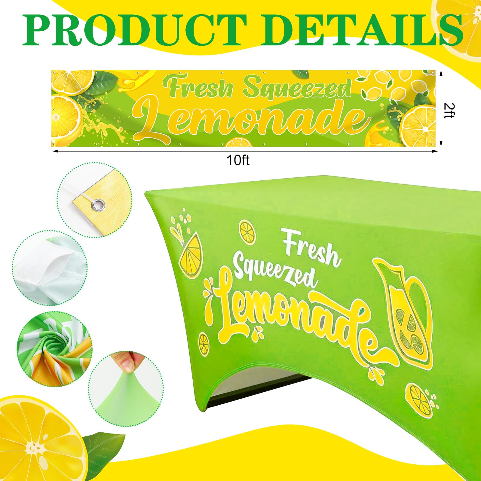 Moukeren large 2x10 ft banner hung outdoors showing high visibility benefit