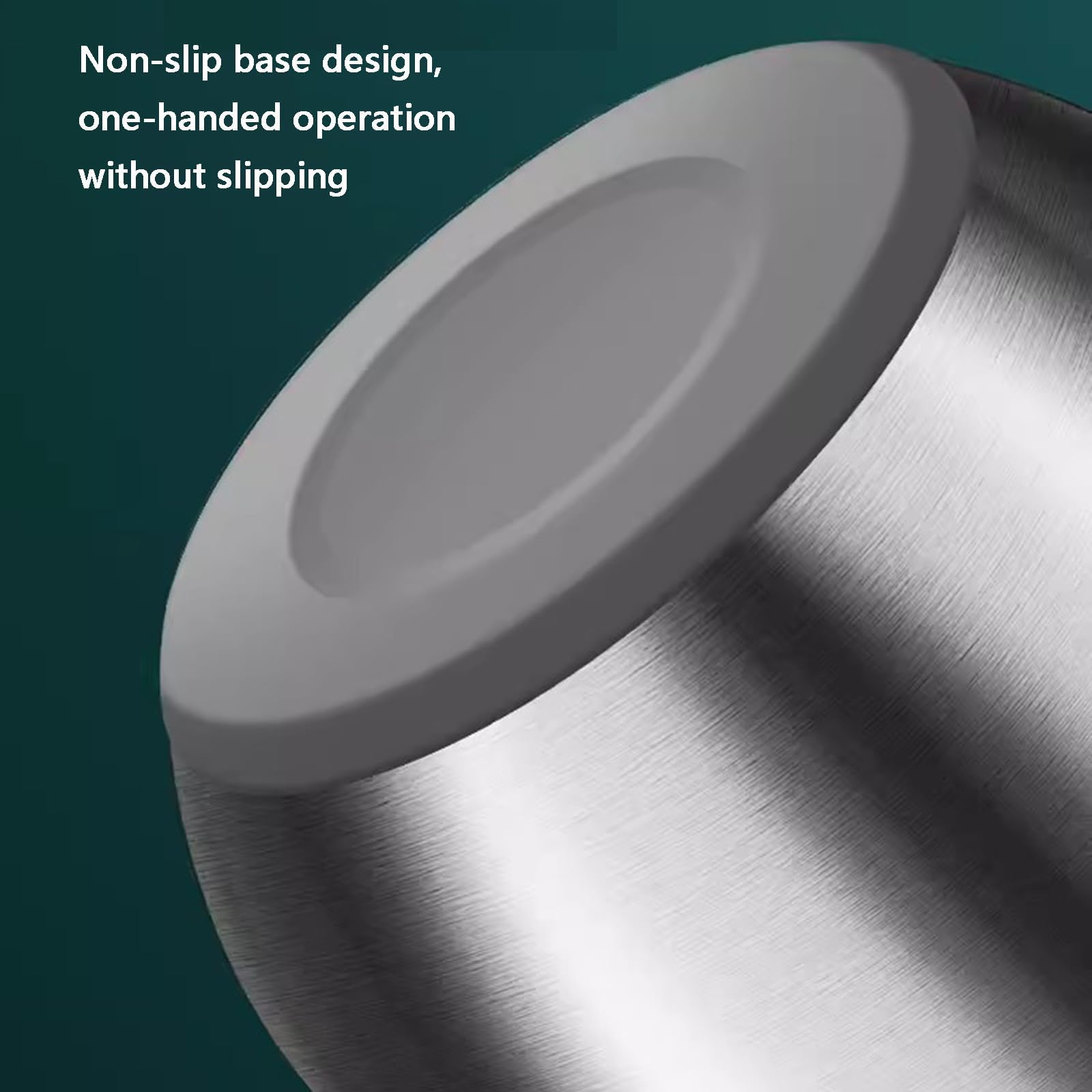 MOUNW rubber non-slip base close-up for stable countertop spinning