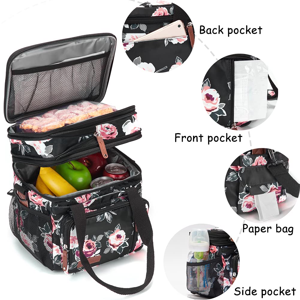 MOV COMPRA double-deck interior with compartments, keeps meals separated