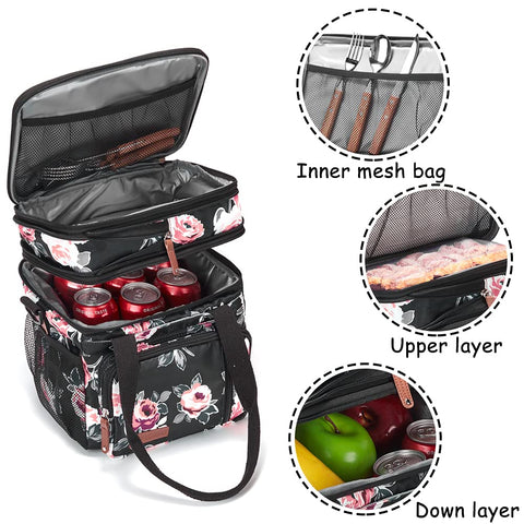 MOV COMPRA removable shoulder strap and handles, versatile carrying comfort