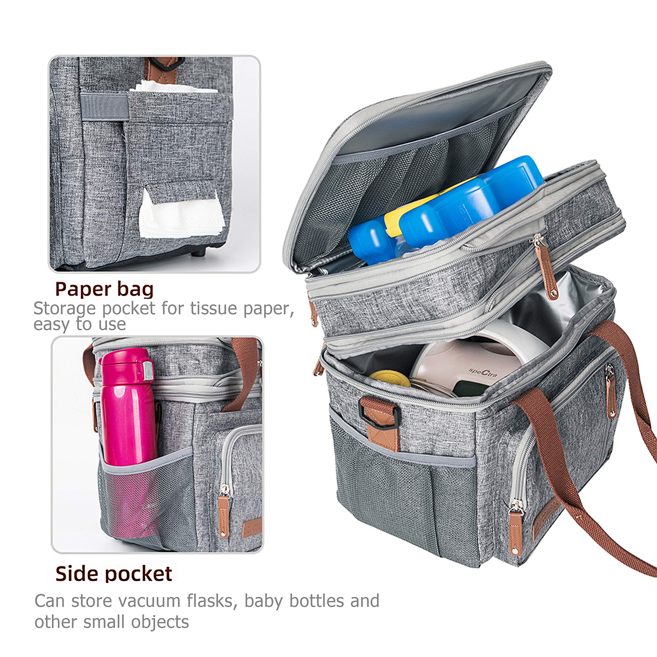 MOV COMPRA front pocket with keys phone and utensils demonstrating organized everyday carry benefit