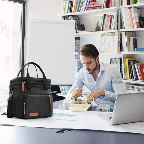 MOV COMPRA beside lunchbox and water bottle showing scale and true capacity benefit