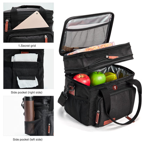 MOV COMPRA side pockets with bottle and napkin visible offering quick-access convenience benefit