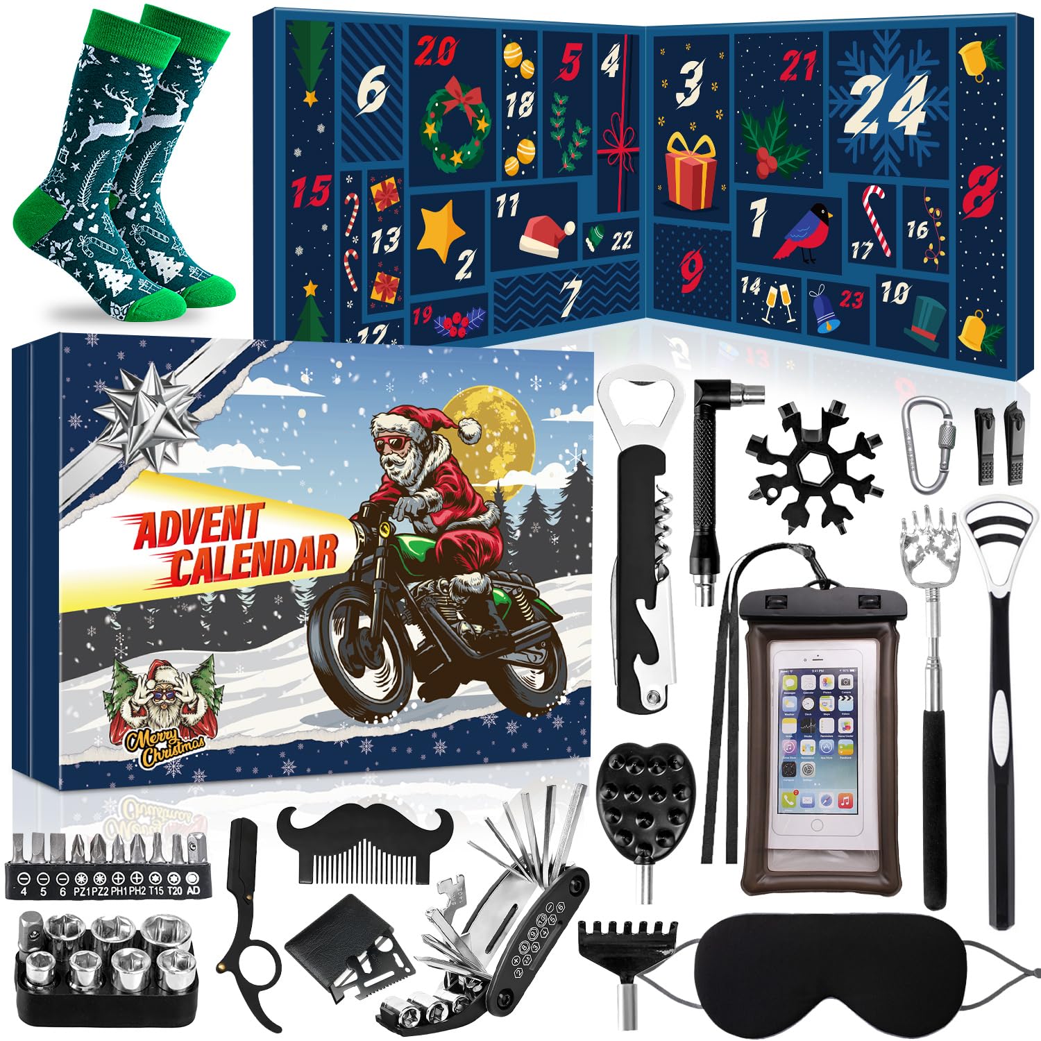 MOVINPE front packaging showing calendar design and 24 numbered doors, builds anticipation