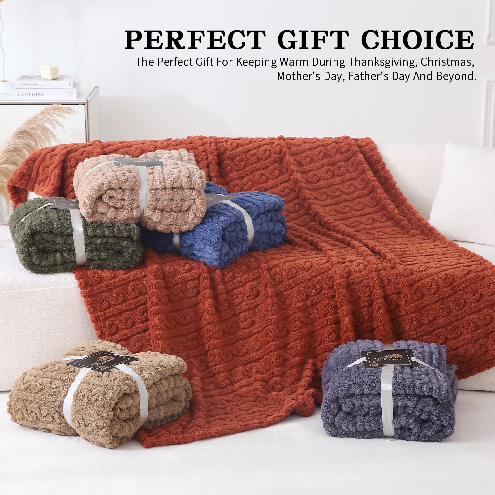 Mowkim lifestyle cozy living room scene showing relaxed, portable warmth