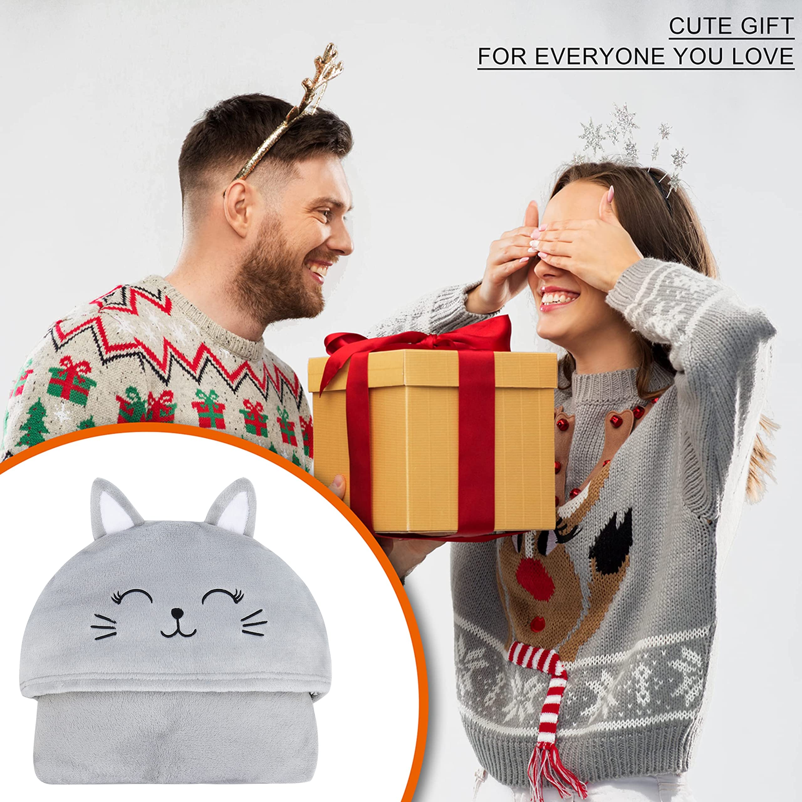 Moyel hoodie gift presentation wrapped to show ideal present and joyful surprise benefit