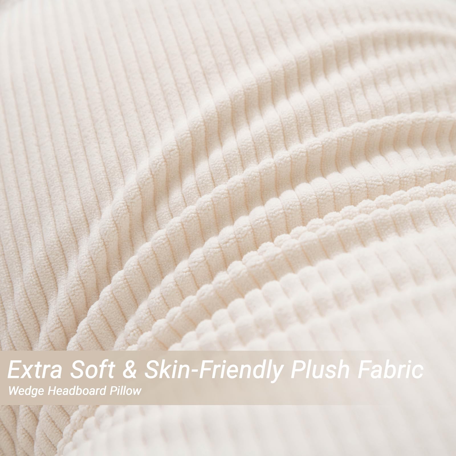 MQK pillow on Twin XL dorm bed to show size and mattress fit