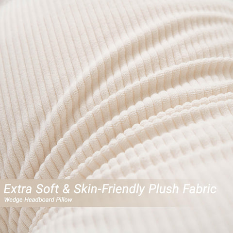 MQK pillow on Twin XL dorm bed to show size and mattress fit
