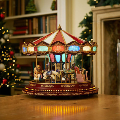 Mr. Christmas power cord and switch emphasizing plug-in convenience