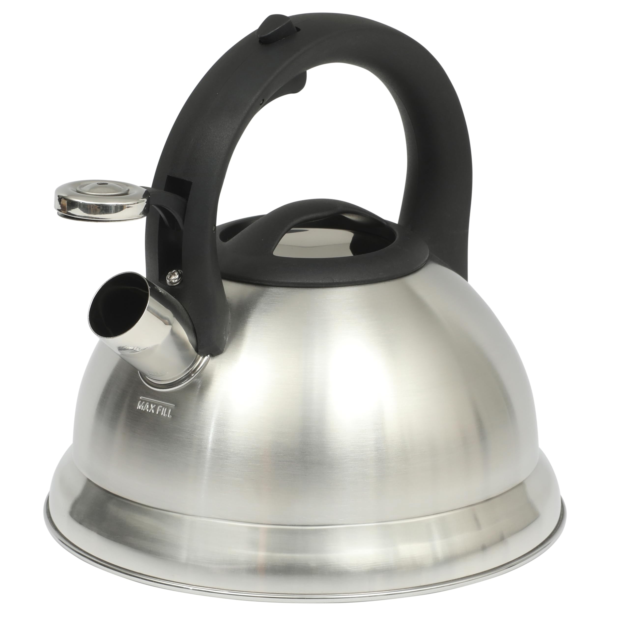 Mr. Coffee Hartbay front view showing polished stainless steel and modern silhouette for kitchen appeal