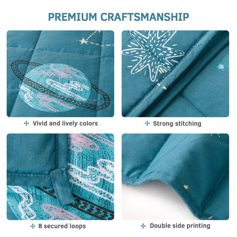 Mr. Sandman laid on a twin bed illustrating full coverage and fit
