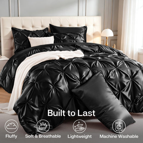 MR&HM vacuum-packaging unboxed flat with fluffing stage to restore fullness