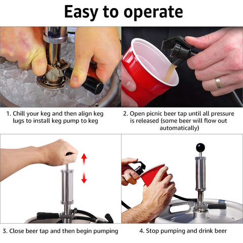 MRbrew hose connection detail with clamp ensuring leak‑free pouring