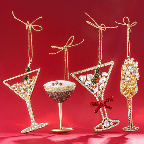 Mrchtmas espresso martini ornament close-up texture highlighting durable finish