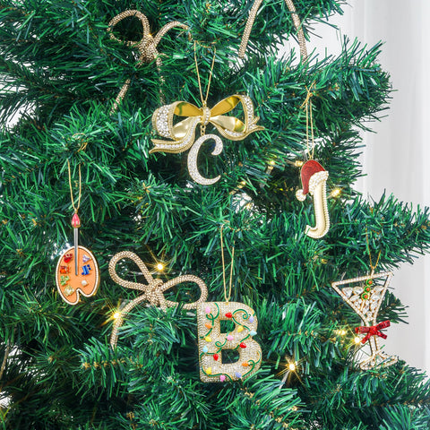 Mrchtmas ornament held in hand to show scale and lightweight benefit