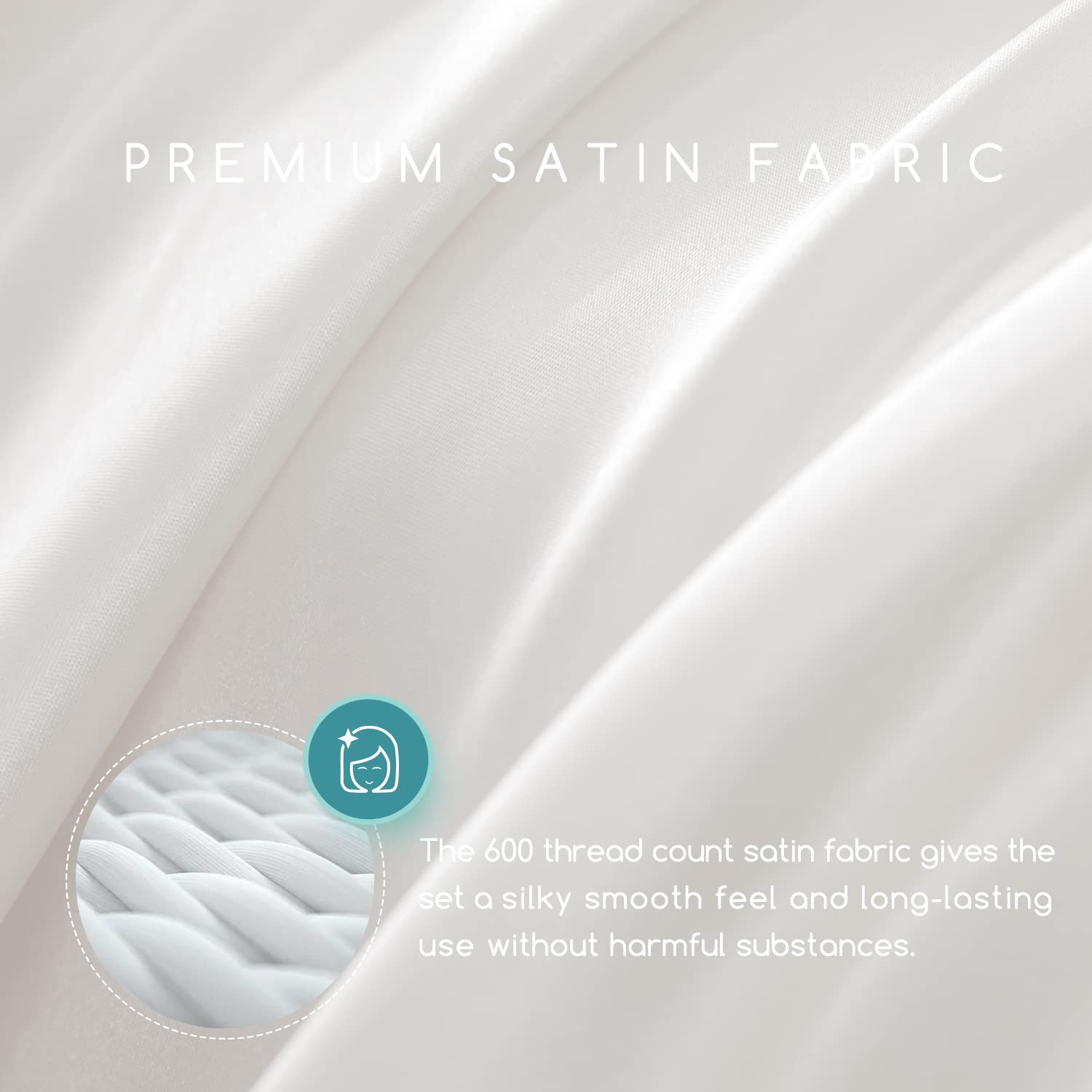 MR&HM fitted sheet deep pocket detail displaying 15-inch depth for secure mattress fit and convenience